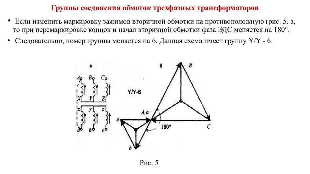 Группы соединения обмоток трехфазных трансформаторов. 1 Группа соединения обмоток трансформатора. Векторная диаграмма 11 группы соединения обмоток. Определение группы соединения обмоток трансформатора.