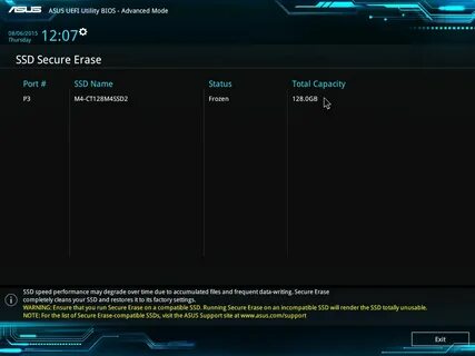Asus uefi bios