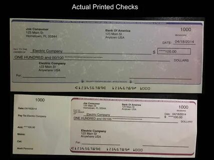 Printer checks