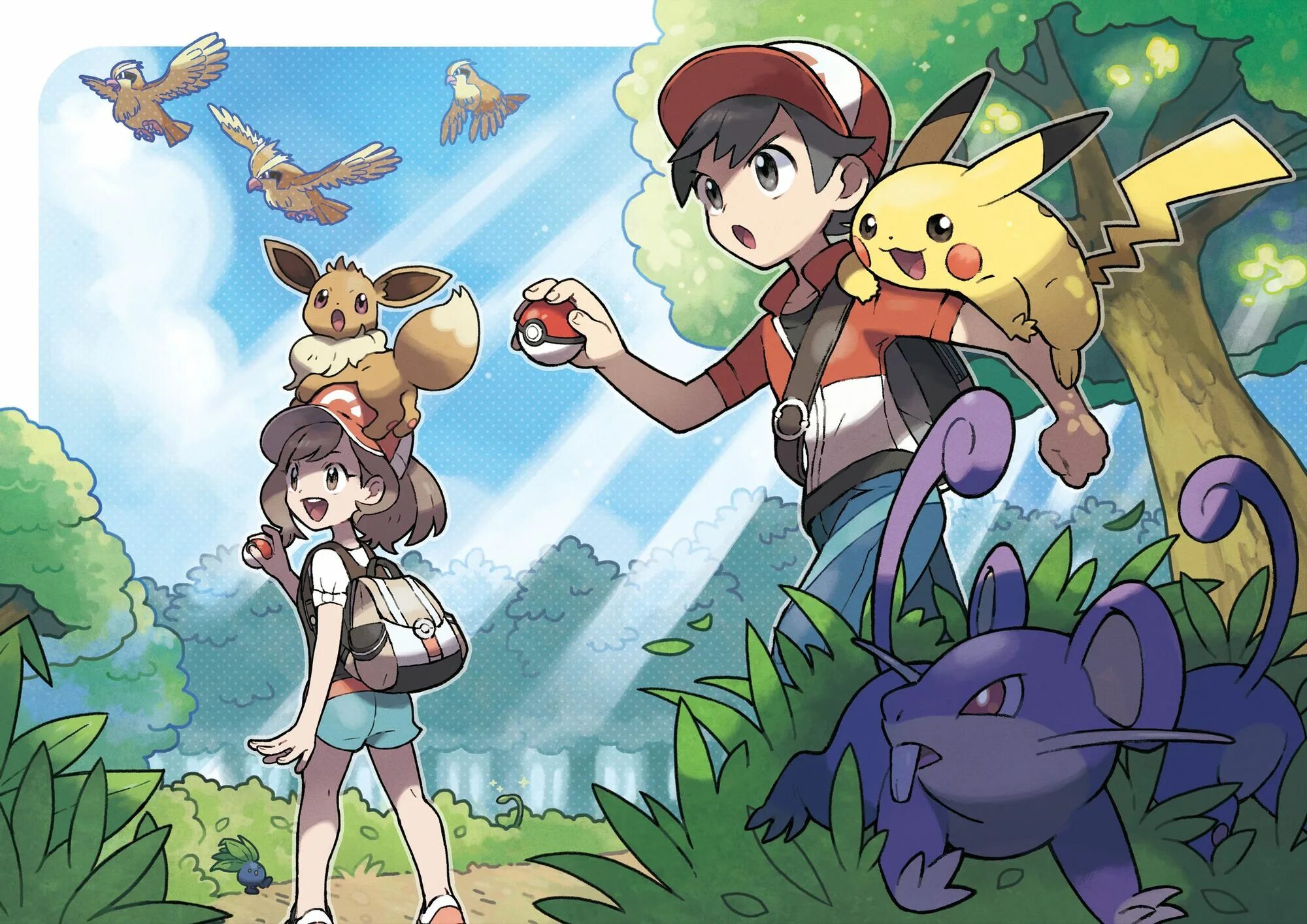 Покемон картинка играть. Pokémon let’s go pikachu и let’s go eevee. покемон файтинг. пикачу коко. покемоны все вместе.