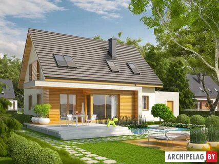Проекты домов с мансардой 120 кв