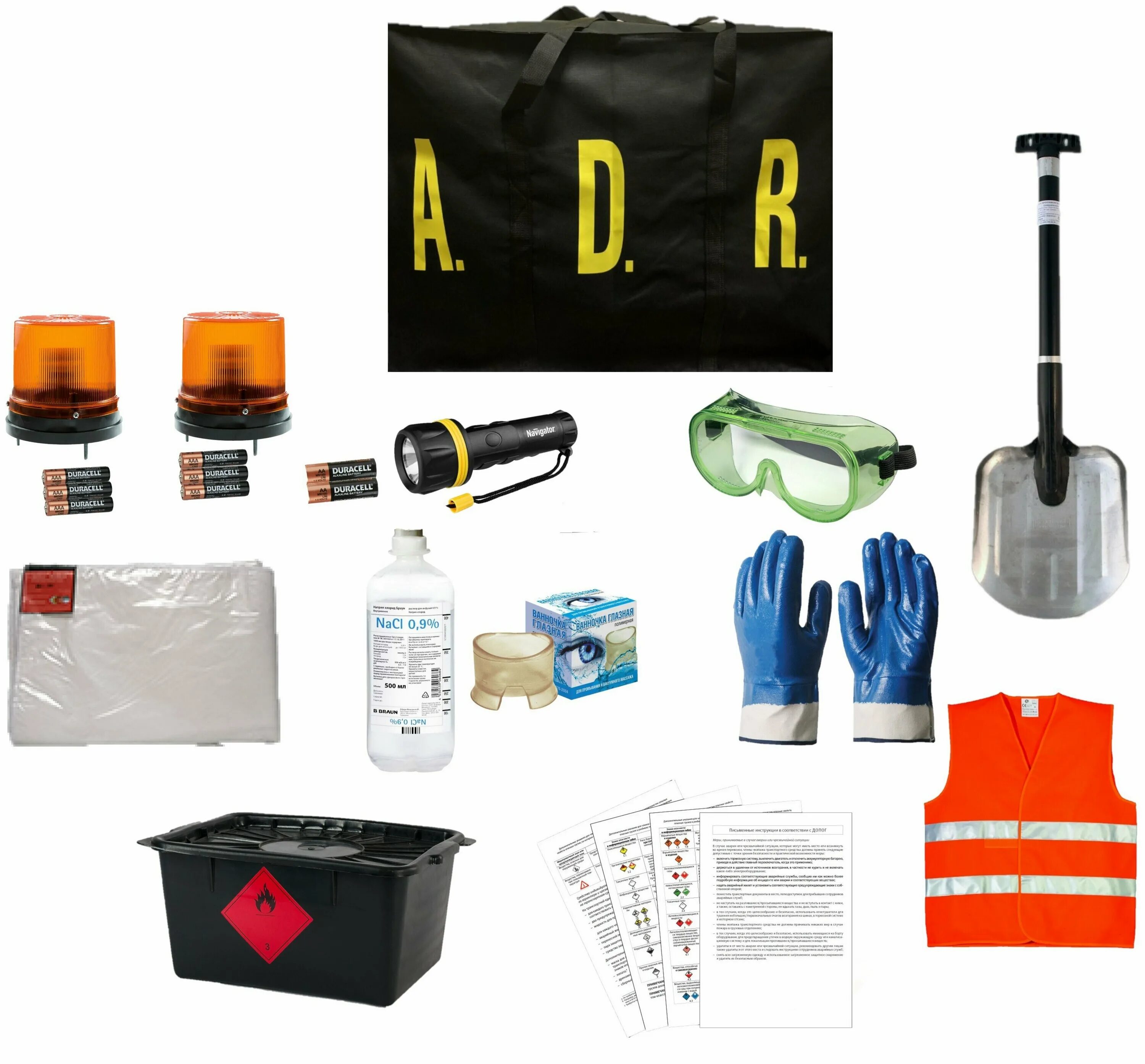 Комплект ADR (набор ADR). Комплект ADR для 3,4.1,4.3,8,9 (сумка ADR). Комплект ADR 3. Комплект ADR для бензовоза. Adr3 control
