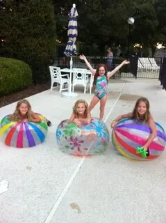 Beach ball girls