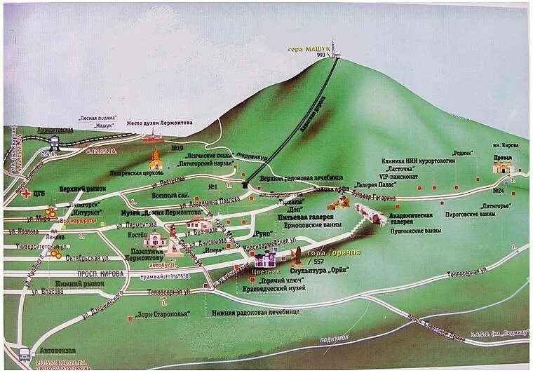 Карта пятигорска с достопримечательностями. Пятигорск гора Машук карта достопримечательности. Карта горы Машук Пятигорск. Карта Машука Пятигорск.