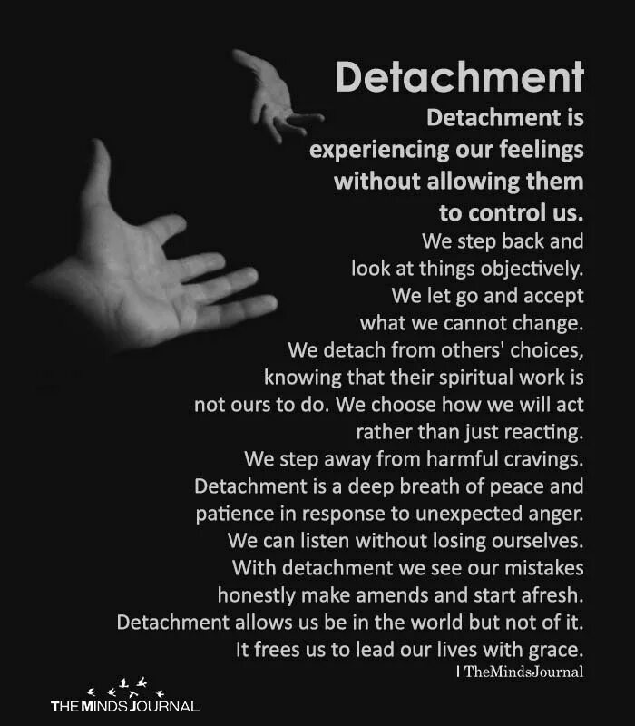 Without feelings. Detachment quotes. Man without feeling meaning picture.