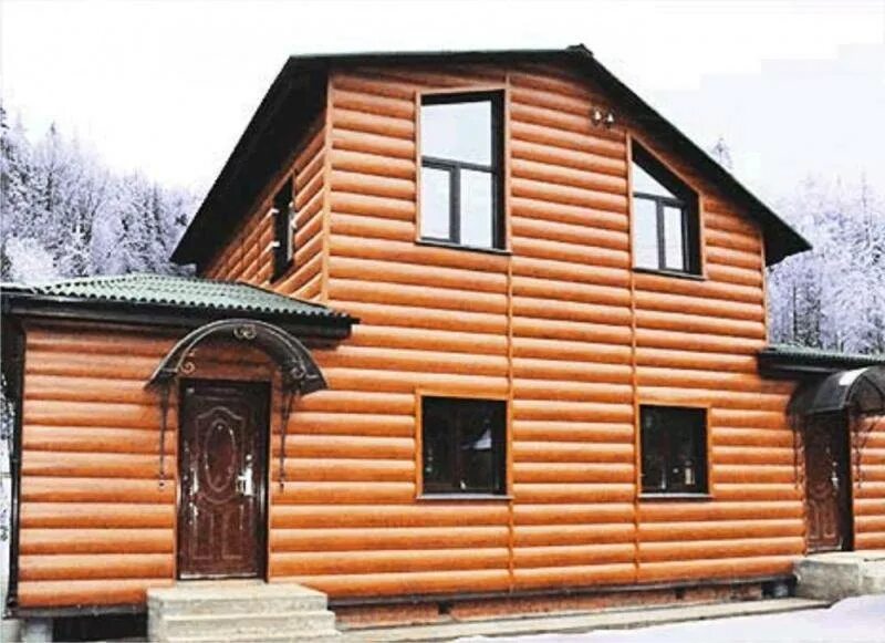 Vinyl Log Siding from Lowes: A Better Alternative - Tru Log Siding in 2022 Log c