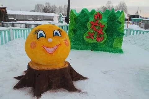 Снежный колобок