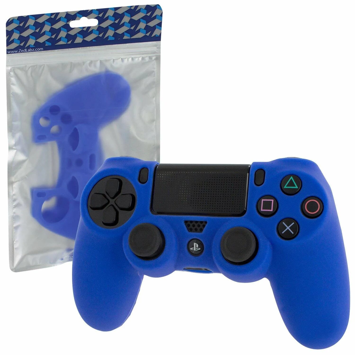 Синяя playstation. Чехол для Dualshock 4. Dualshock 4 силиконовый чехол. Чехол на джойстик ps4 ФОРТНАЙТ. Контроллер сони плейстейшен 4.