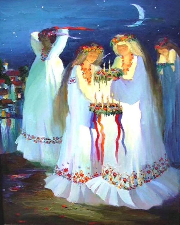 Красна девица гадала