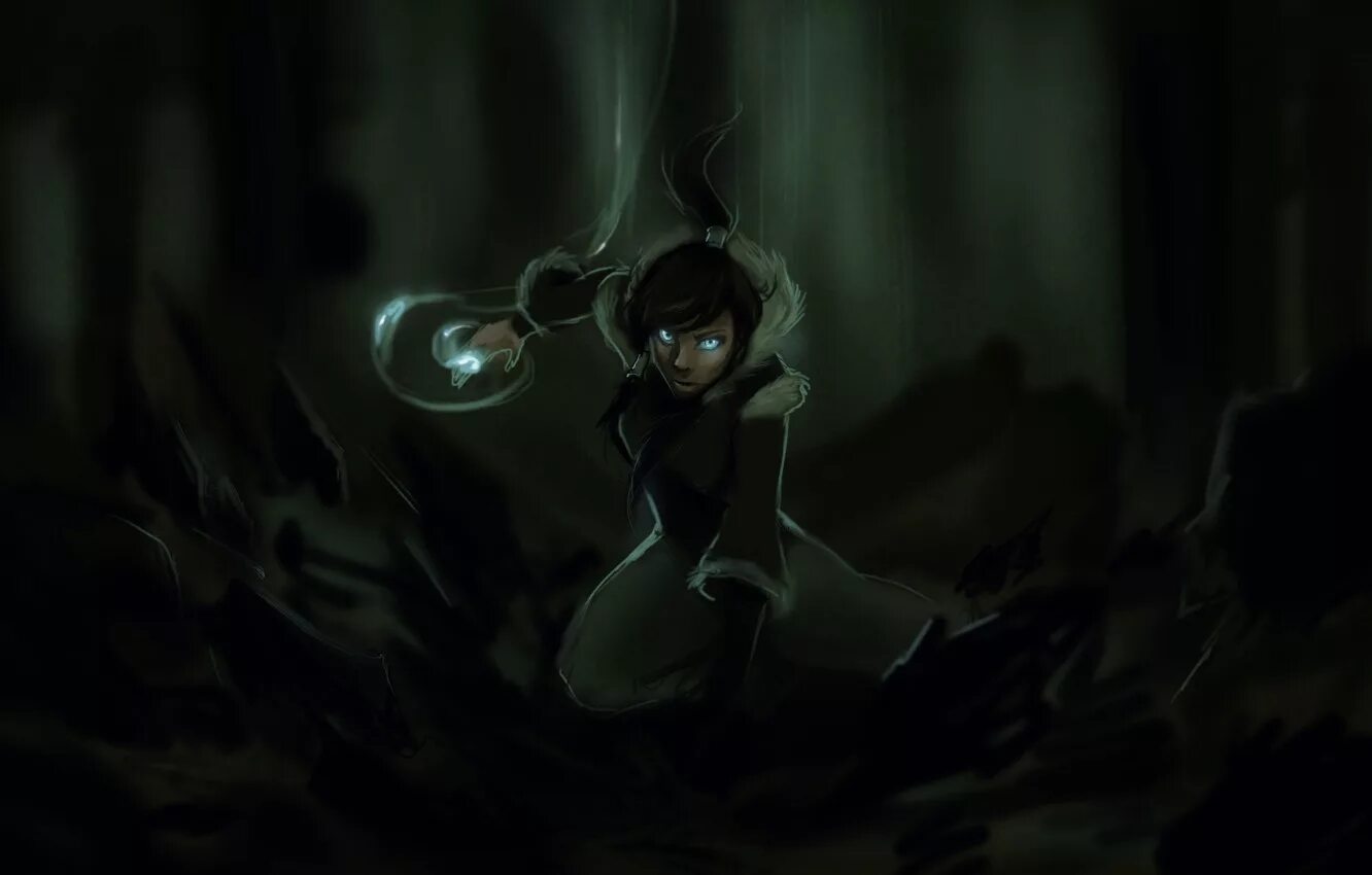 Корра арт. Korra Dark avatar. Аватар Легенда о Корре обои.