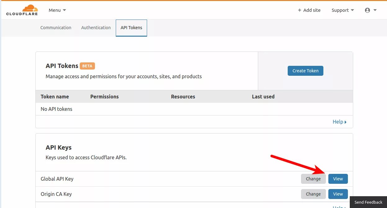 Cloudflare registration missing. Cloudflare registration missing
