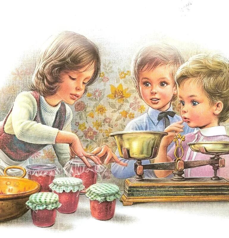 2 девочки и банка