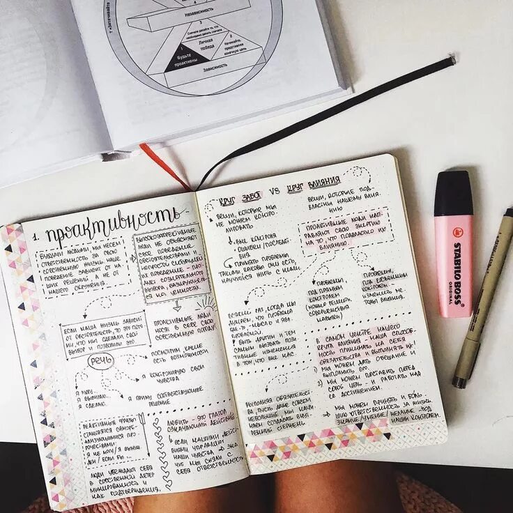 Красивое оформление лекций School Organization Notes and Study Tips