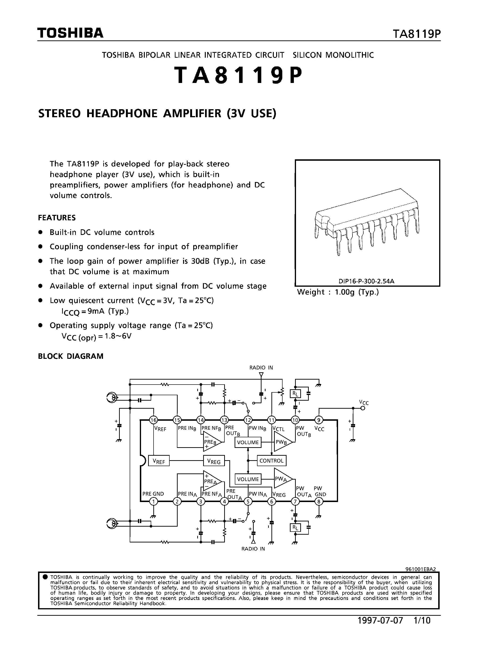 Ta8119p Datasheet на русском. 8119 Datasheet. Микросхема 8119. Ta7769p Datasheet.