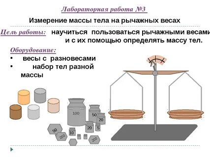 Способы измерения массы тела