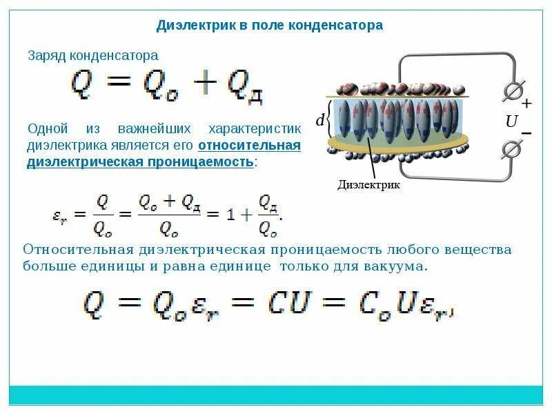 Формула проницаемости диэлектрика в конденсаторе. Диэлектрическая проницаемость плоского конденсатора. Диэлектрическая проницаемость формула через емкость. 1. Конденсатор. Емкость плоского конденсатора.. В конденсатор помещен диэлектрик