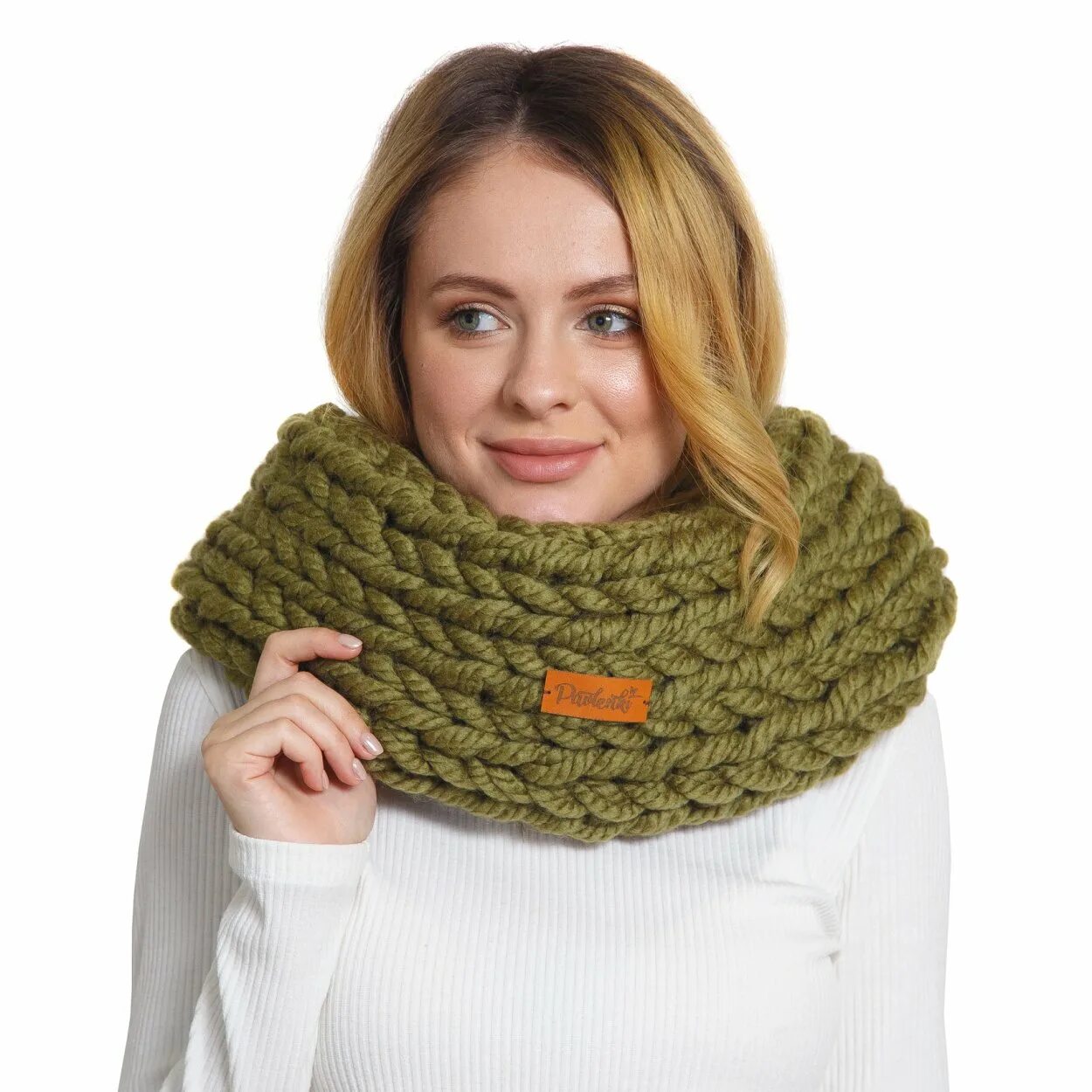 Шарф - снуд millwater. Снуд резинкой. Связать снуд в два оборота спицами. Хомут спицами. Вязаный снуд.