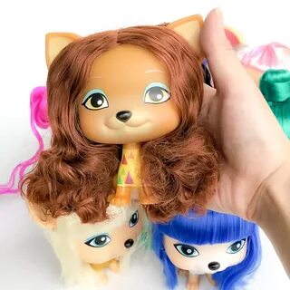 Игрушка собачки с волосами