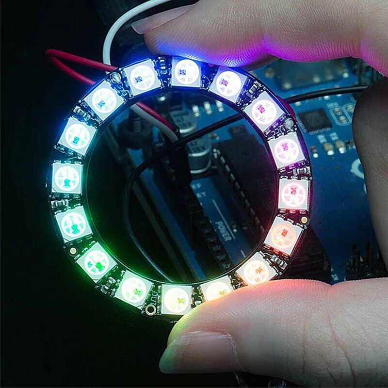 Под светодиод. RGB светодиодный модуль ws2812b. Led Arduino ws2812. Ws2812b led. Ws2812b 16 x 16 1st led.