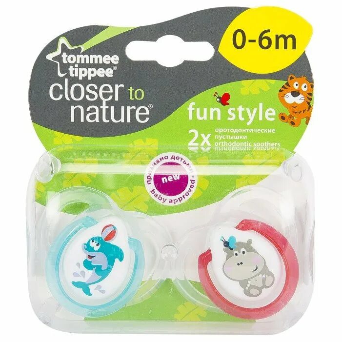 Natural fun. Пустышка силиконовая ортодонтическая Tommee Tippee fun Style 0-6 м. Tommee Tippee fun Style. Пустышка Tommee Tippee 0-6.