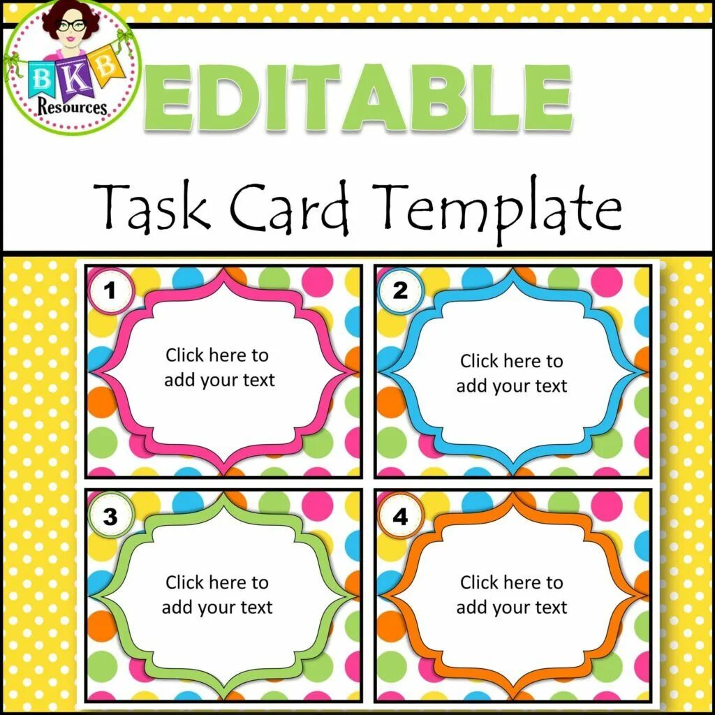 This task was for him. Task card. card template. cards with tasks. business task card.