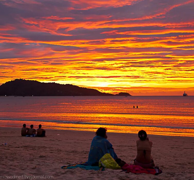 сансет бич тайланд. закат на пхукете. пханган таиланд закат. красивые закаты тайланд. пхукет патонг закат.
