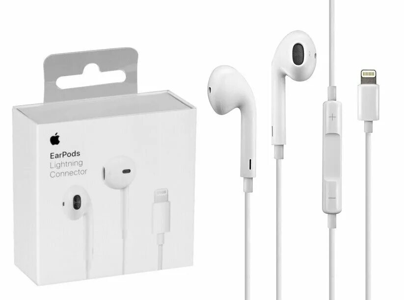 Наушники Apple Earpods (Lightning), белый. Наушники Apple проводные Lightning оригинал. Наушники Apple проводные для айфон 7. Оригинальные наушники Apple проводные Лайтинг. Наушники lightning iphone