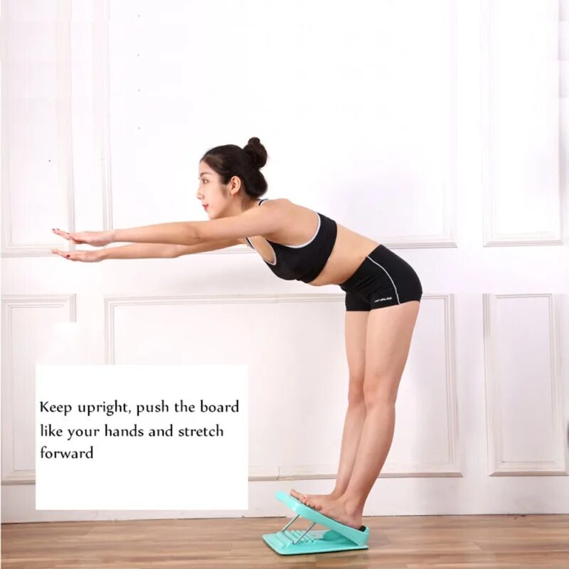 Slim stretching. Доска для растяжки stretch Board. Антискользящий регулируемый растяжитель для ног. Стойка для похудения.