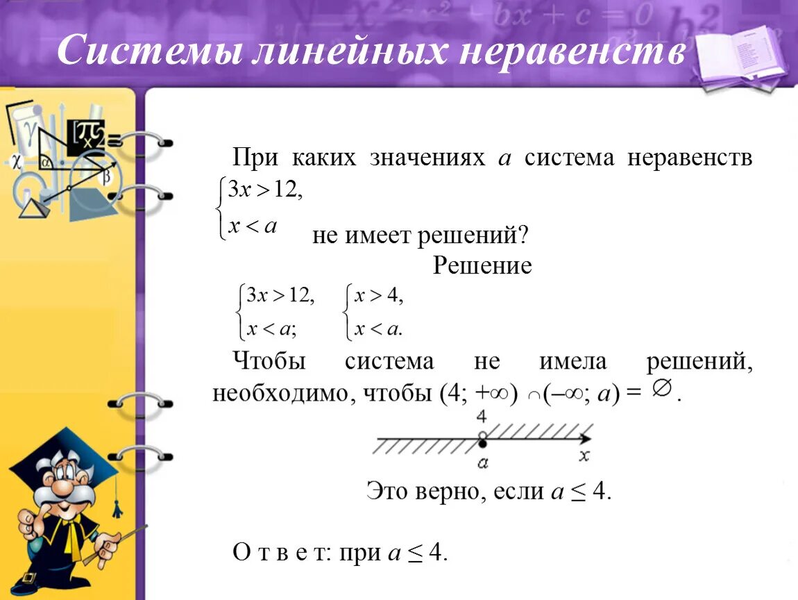 Линейные неравенства алгоритм. Алгоритм решения системы линейных неравенств с одной переменной. Алгоритм решения линейных неравенств. Алгоритм решения системы неравенств с одной переменной. Линейные неравенства с одной переменной и их системы.