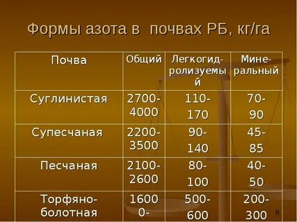 Если азота в почве лишь 40 процентов