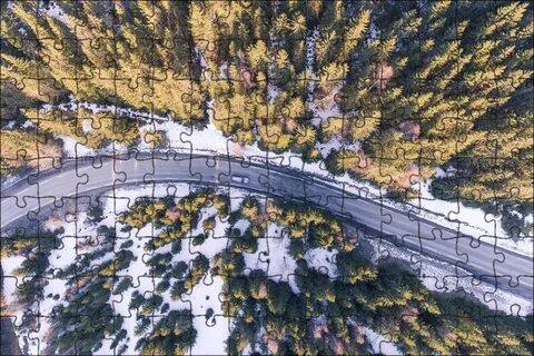 Дорога с птичьего полета