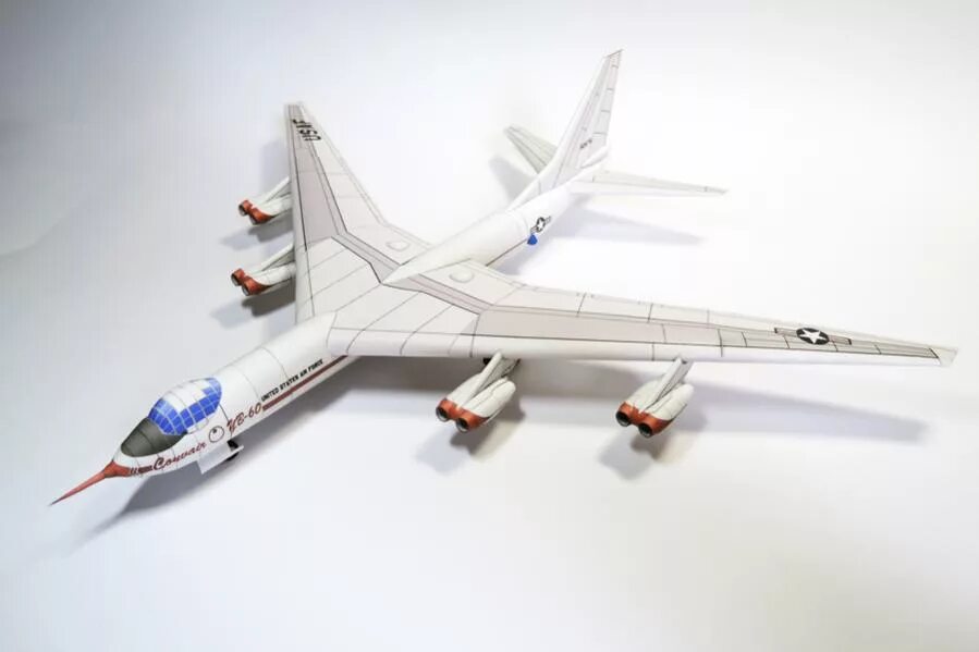 Paper 1.16 5 plugins. Модель самолёта а-60. цес paper model base. convair yb-60. yb-49 бумажная модель.