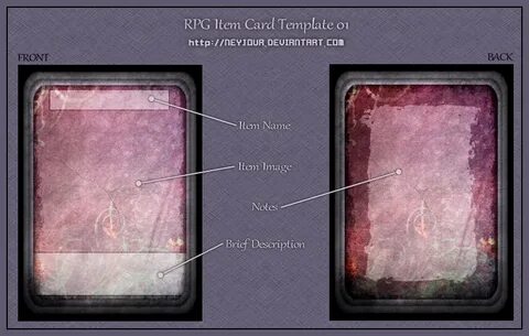 Item card