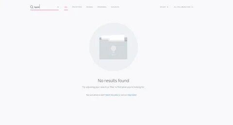 Empty state