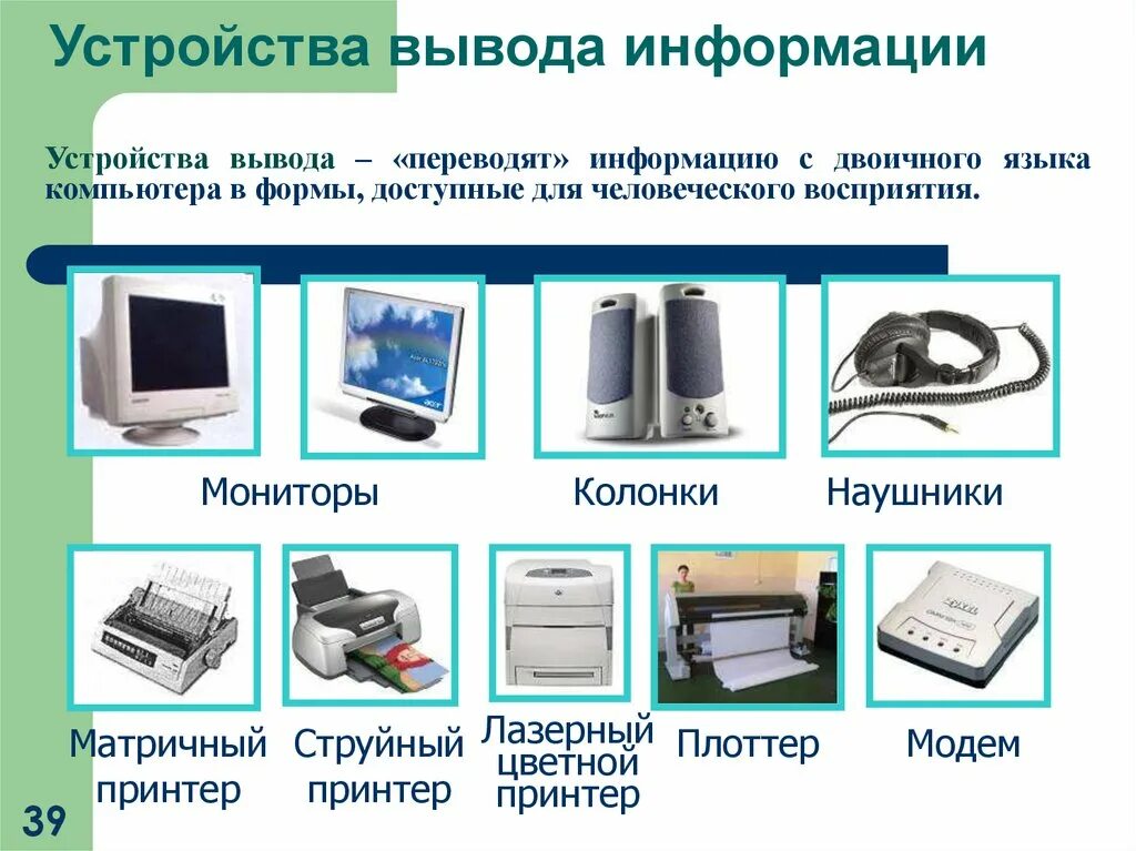 Аппаратное устройства персонального компьютера. Устройства вsвода информации. устройства вывода. устройства вывода компьютера. устройства вывода изображения.