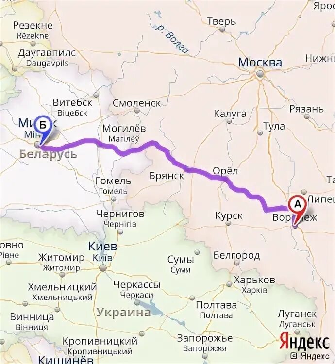 Воронеж гомель