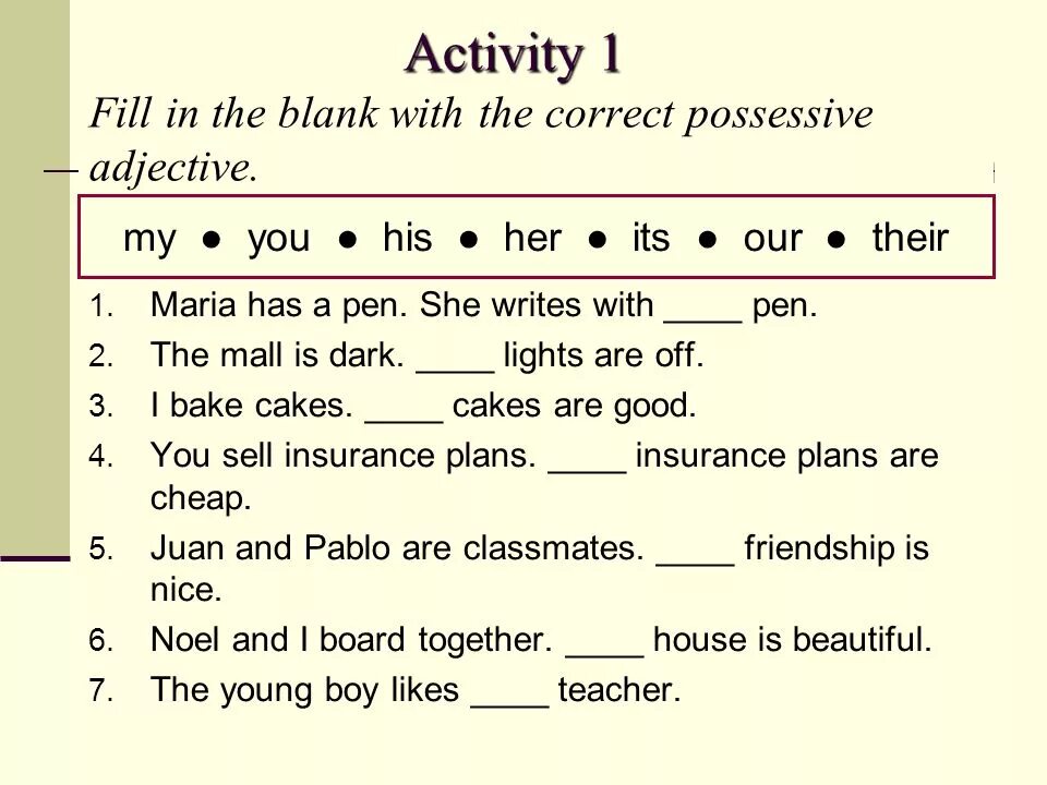 Possessive adjectives упражнения. Possessive adjectives possessive pronouns упражнения. Possessive adjectives and pronouns упражнения. Притяжательные местоимения Worksheets.