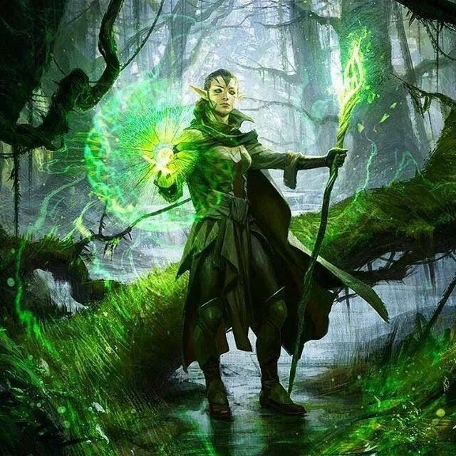 Green wizard