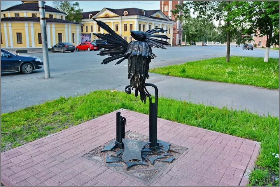 Птица говорун вологда улица сергея орлова фото Скульптура "Птица-Говорун" в Вологде, ул. Сергея Орлова, 6 фото, отзывы 2024,