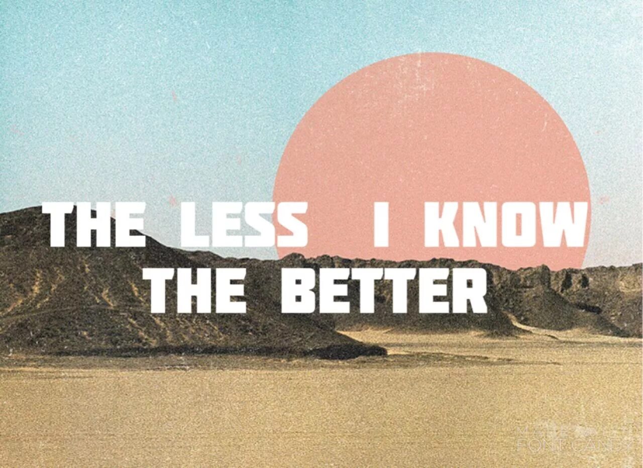 Tame Impala the less i know the. The know. Less. Tame Impala - the less i know the better обои.