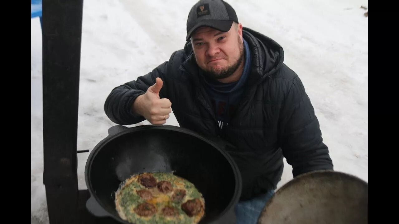 Видео приготовления в казане. Казан на голове. Тава кебаб. Ужин на костре. Щи в казане на мангале.