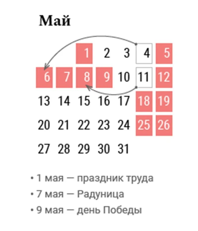 Праздничные дни в мае в белоруссии