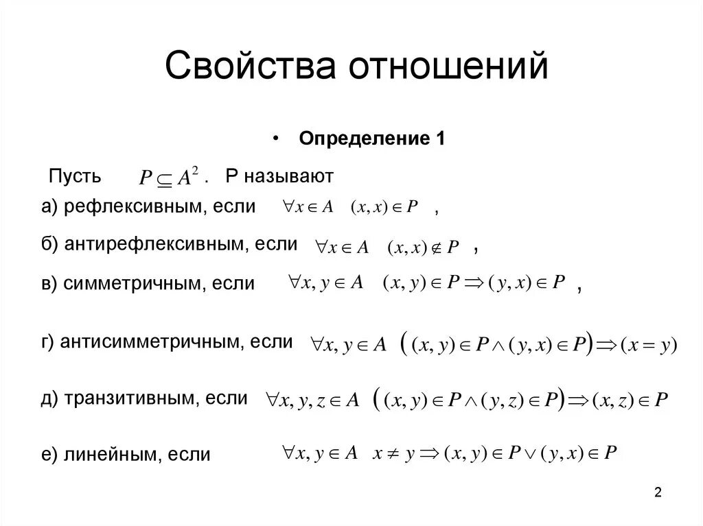 Дискретная математика бинарные