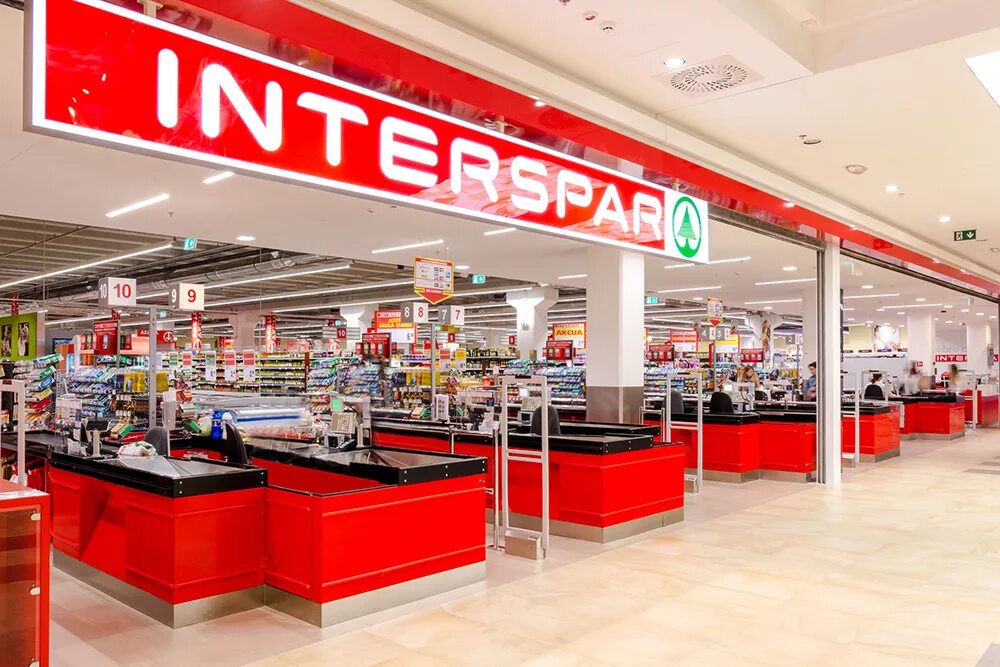 Спар часы. Interspar Томск. Магазин Интерспар Бердское шоссе. Спар магазин. Спар Нижний Новгород.