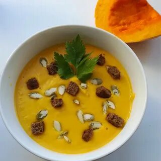 Тыквенный суп пюре на кокосовом молоке