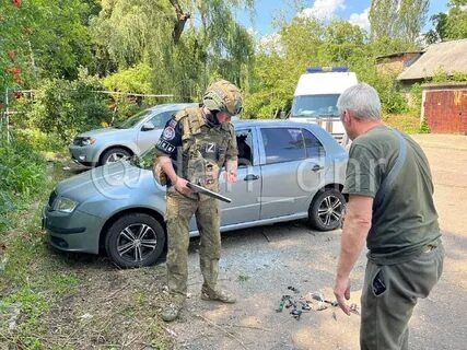 В донецке сбит