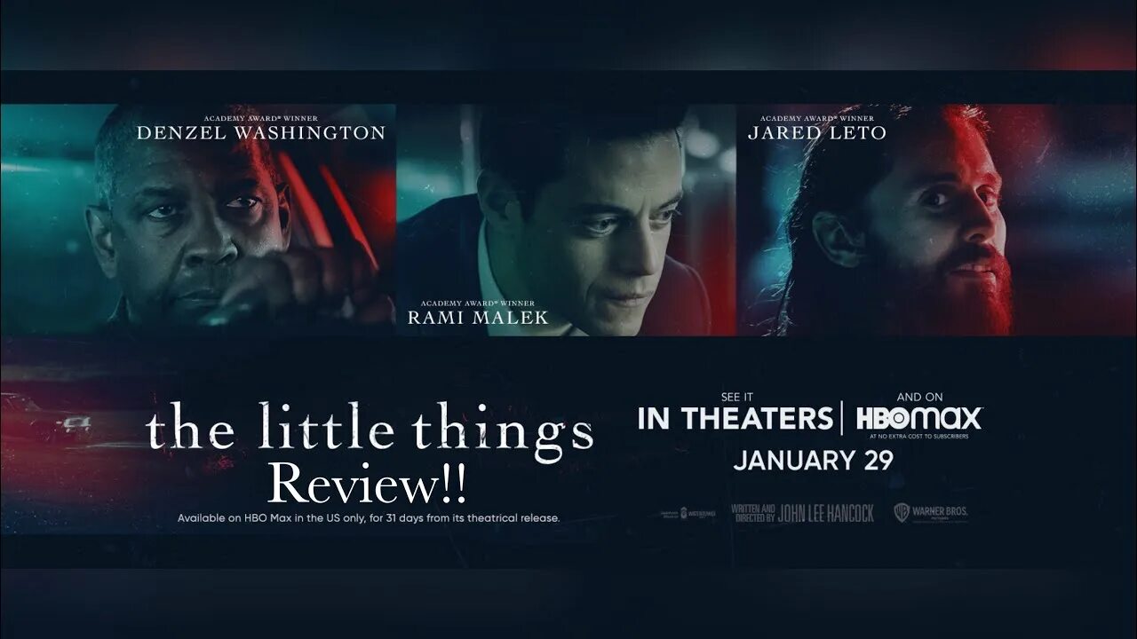 It s the little things. The little things. The little things фильм. The little things rami Malek. The little things Постер.