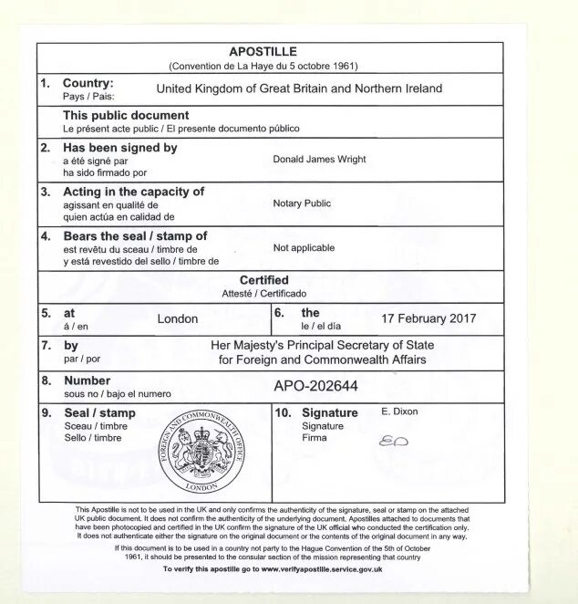 Documents are confirmed