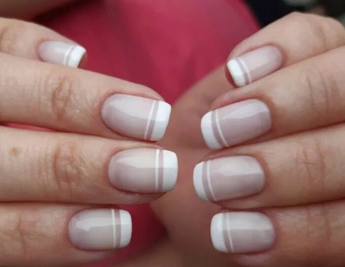 Маникюр френч тонкая полоска Awesome french manicure designs ideas for women 24 Manicure Silver french manicu