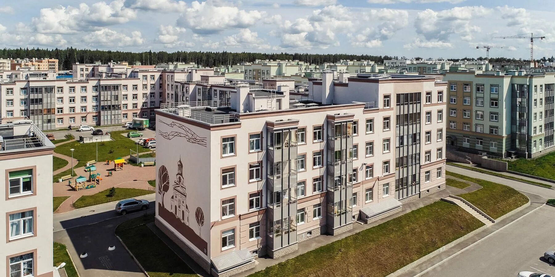 Сертолово. КВС новое Сертолово. Микрорайон новое Сертолово. ЖК Лось Сертолово. Новое Сертолово корпус 3.